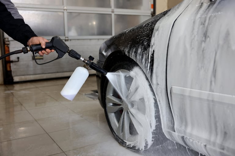 Full detail professional car wash